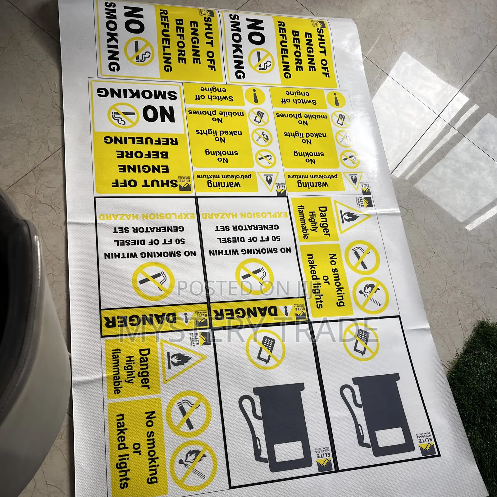 Customized Reflective Normal Sticker Printing