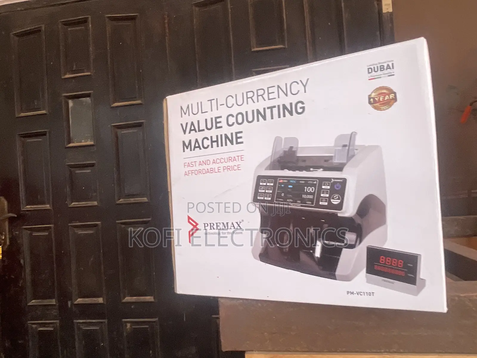 Extra Screen + Premax Pm-Vc110 Multi-Note Counting Machine