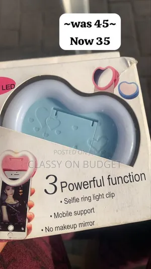 Love Shaped Rechargeable Selfie Ringlight