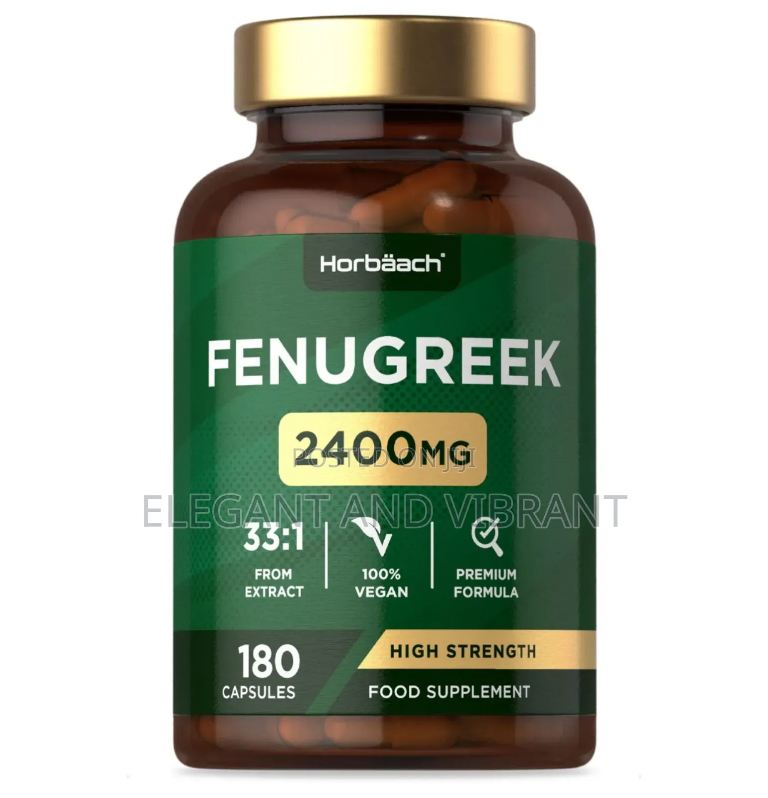 Fenugreek 2400 Mg | 180 Capsules