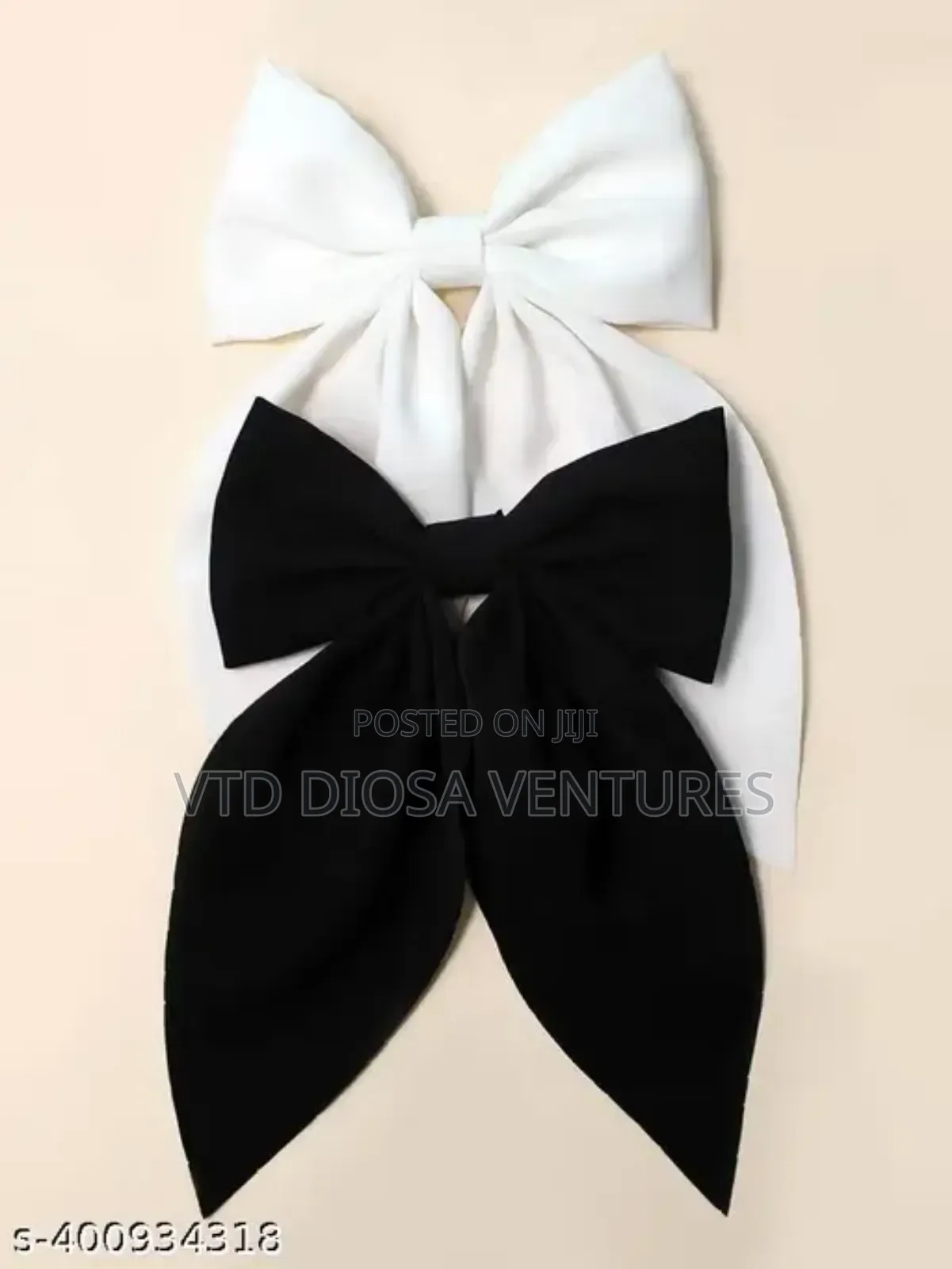 Luxury Hair Ribbon With Clips Bow Nots