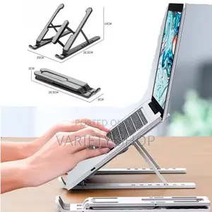 Robust Metallic Laptop Bracket