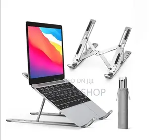 Foldable Adjustable Aluminum Laptop Stand With Pouch