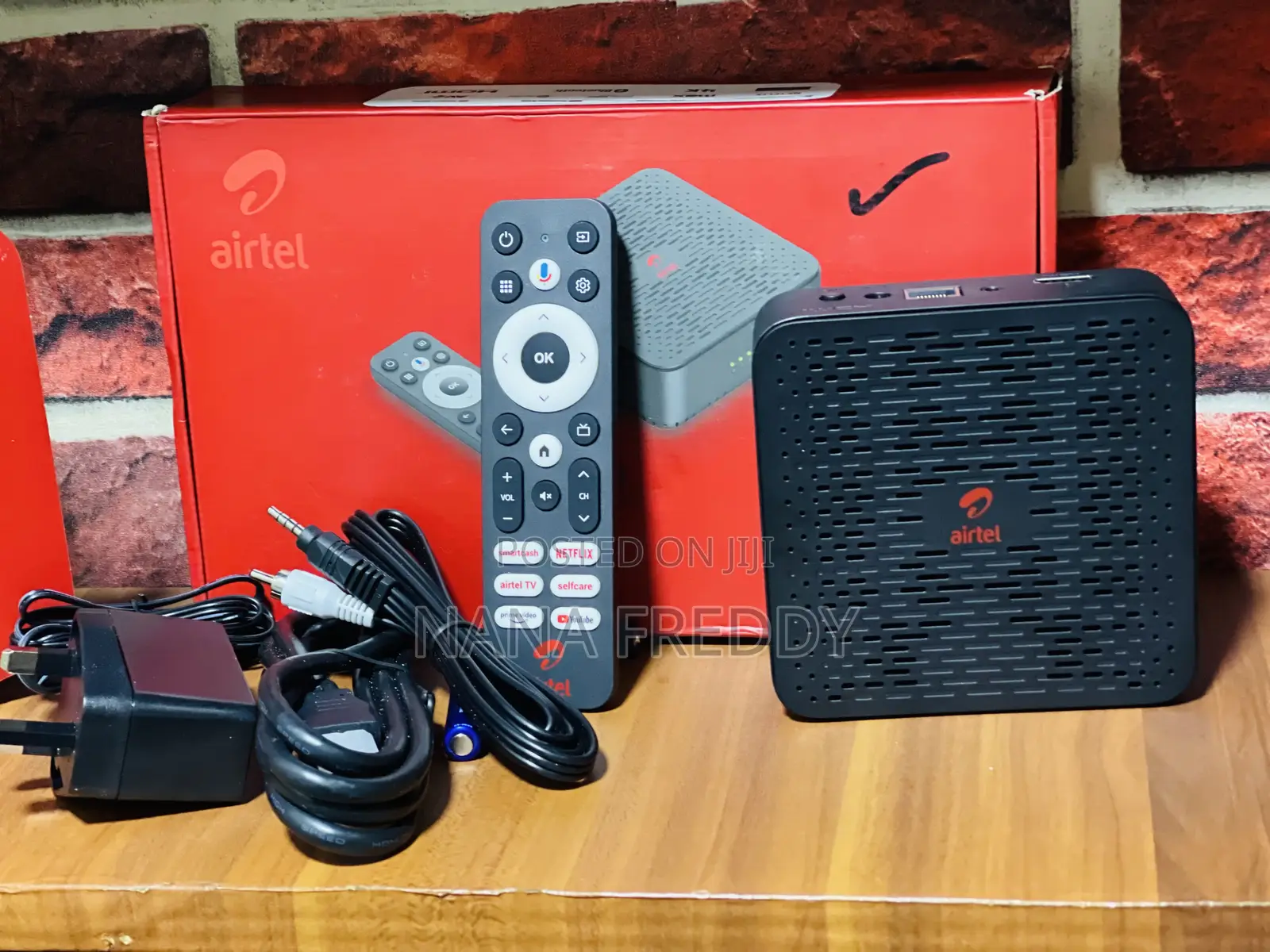 Airtel Android Smart Tv Box + Router Combination(Universal