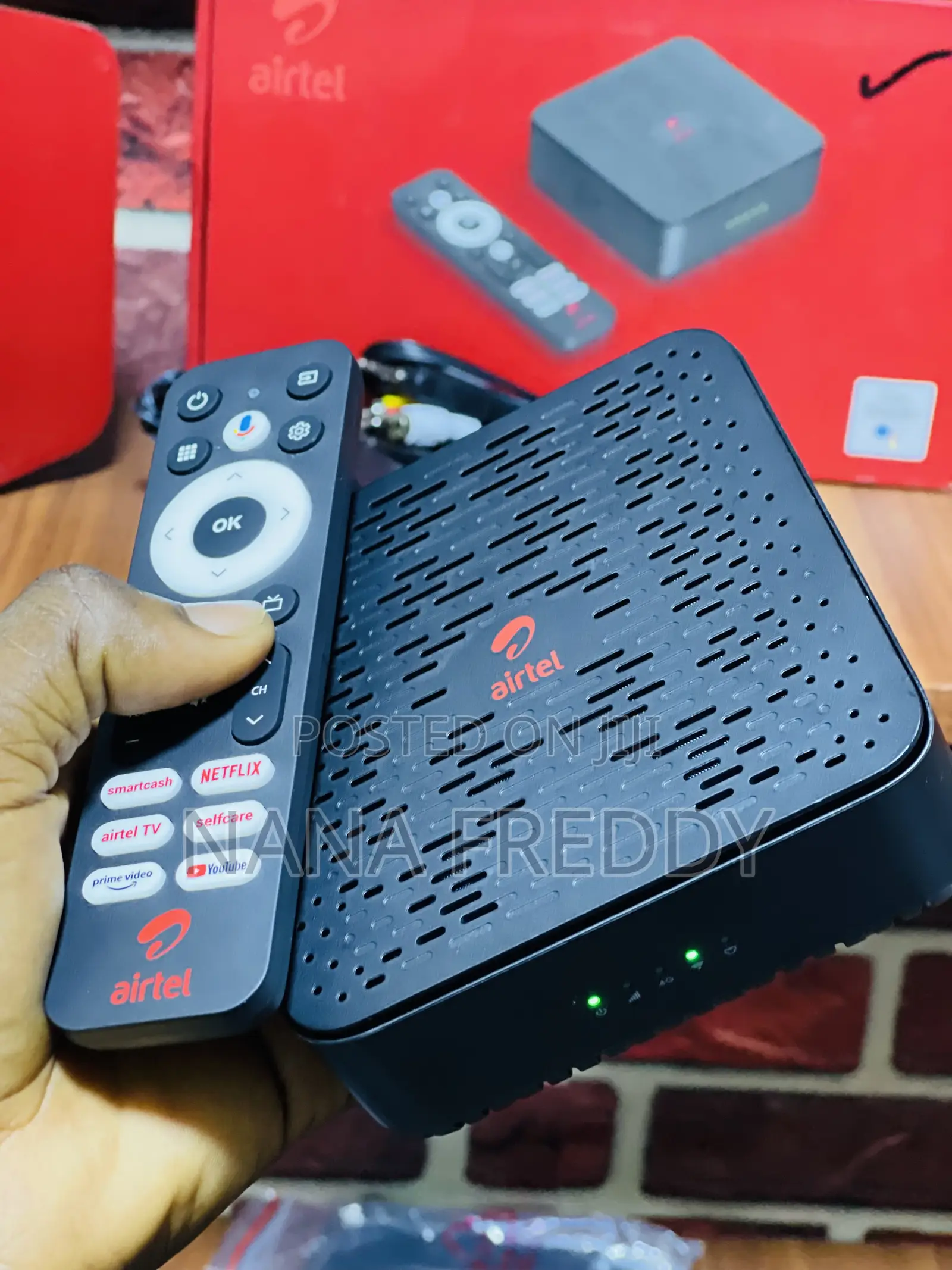 Airtel Android Smart Tv Box + Router Combination(Universal