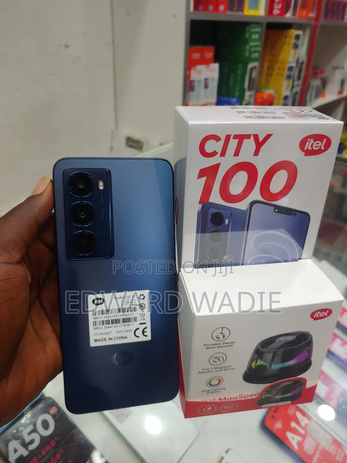 New Itel City 100 128 GB Gray