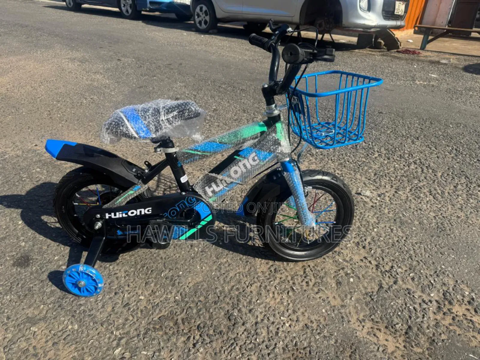 Blue Kids Bike
