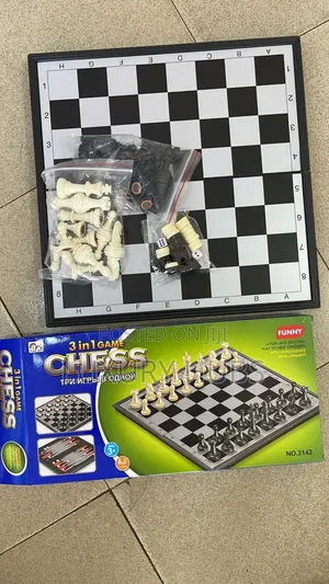 3 in 1 Chess Board Game