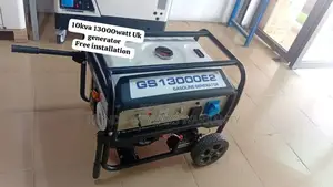  Uk Model Petrol 10kva 13000watt Generator Keystart 10kv