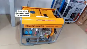 220-240v-50hz Ingco 10kva 13000watt Diesel Generator 10kva