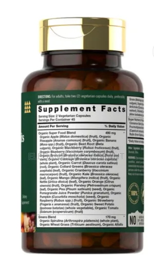 Super Fruits and Veggies | 90 Capsules