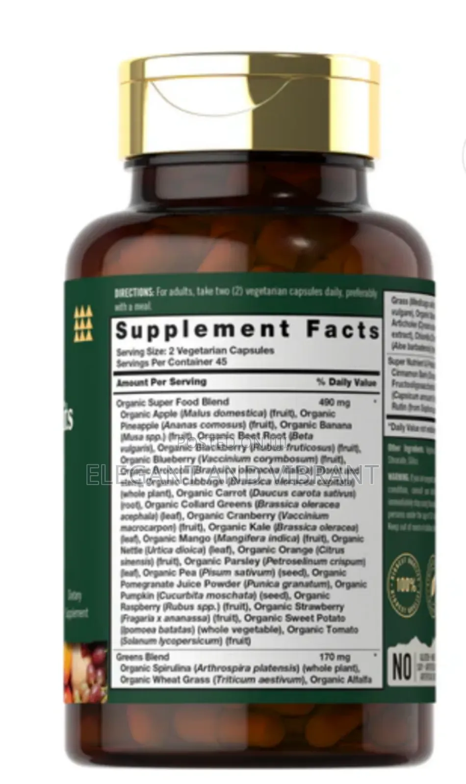 Super Fruits and Veggies | 90 Capsules