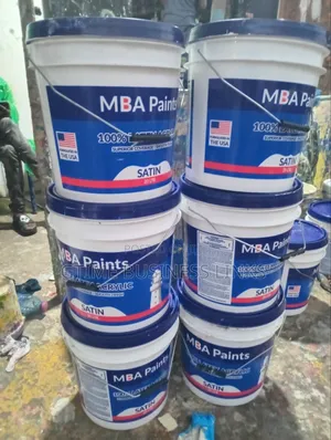 Mba Latex Acrylic Paint (White Satin) - 20l