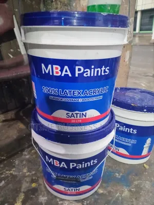 Mba Latex Acrylic Paint (White Satin) - 20l