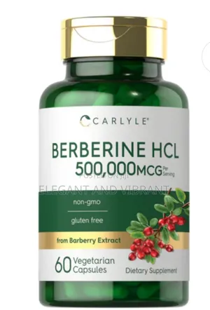 Berberine 500000mcg Per Serving | 60 Capsules