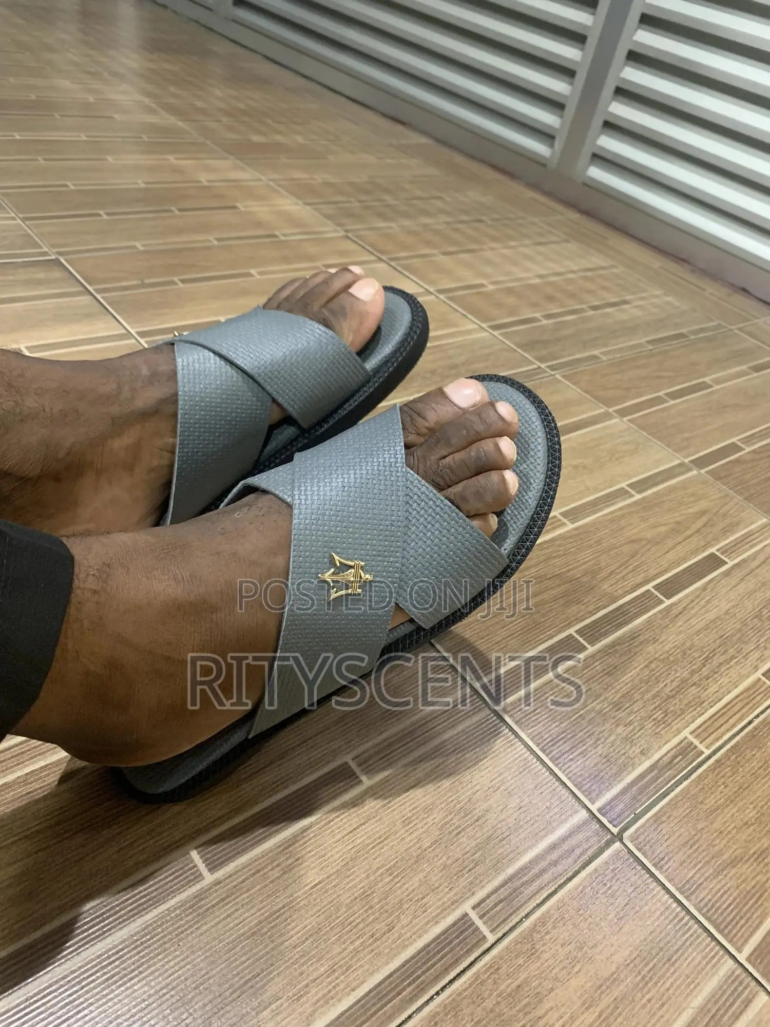 Neatly Handmade Ash Leather Slippers