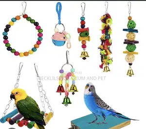 Bell Parrot Toys (For All Types of Birds)