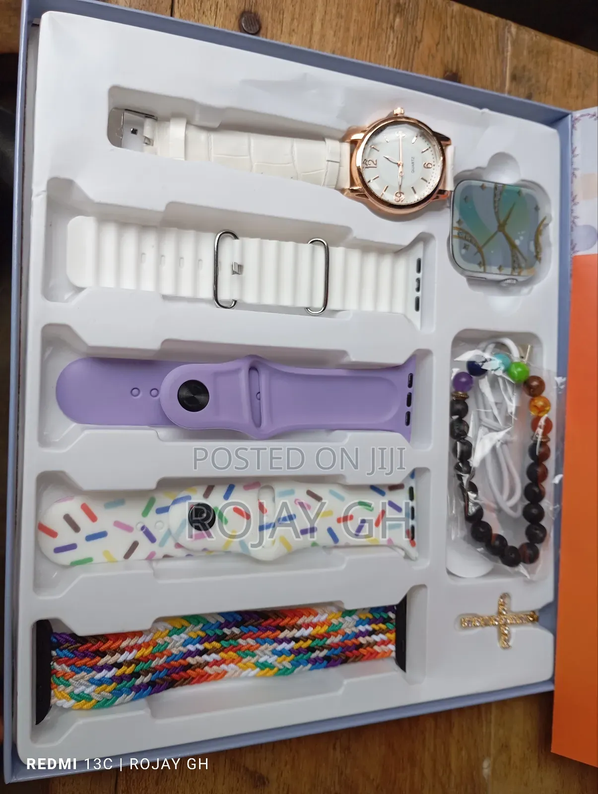 I-520 Mini Smart Watch, Quartz Watch, Bracelet, Chain- White