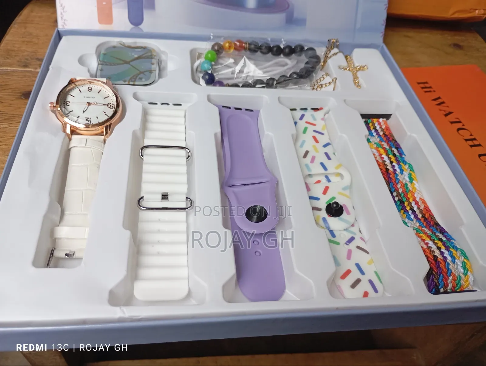 I-520 Mini Smart Watch, Quartz Watch, Bracelet, Chain- White