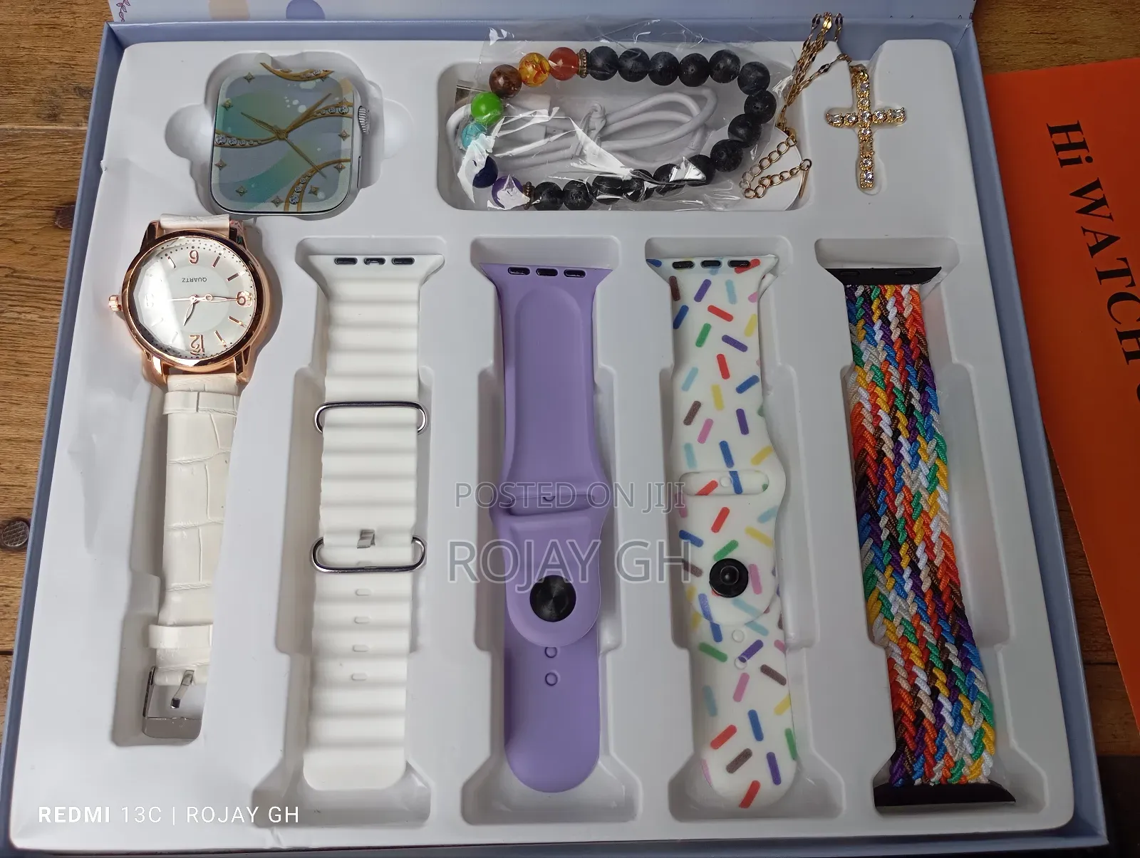 I-520 Mini Smart Watch, Quartz Watch, Bracelet, Chain- White