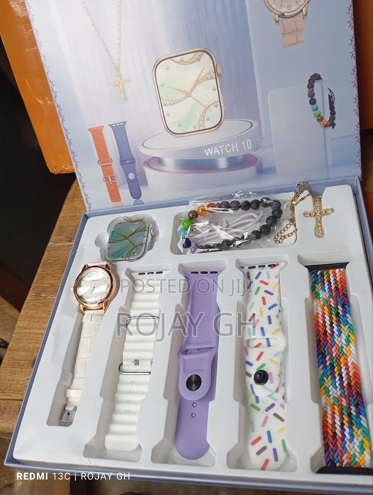 I-520 Mini Smart Watch, Quartz Watch, Bracelet, Chain- White