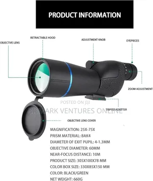 25-75x Zoom Out Monocular Telescope