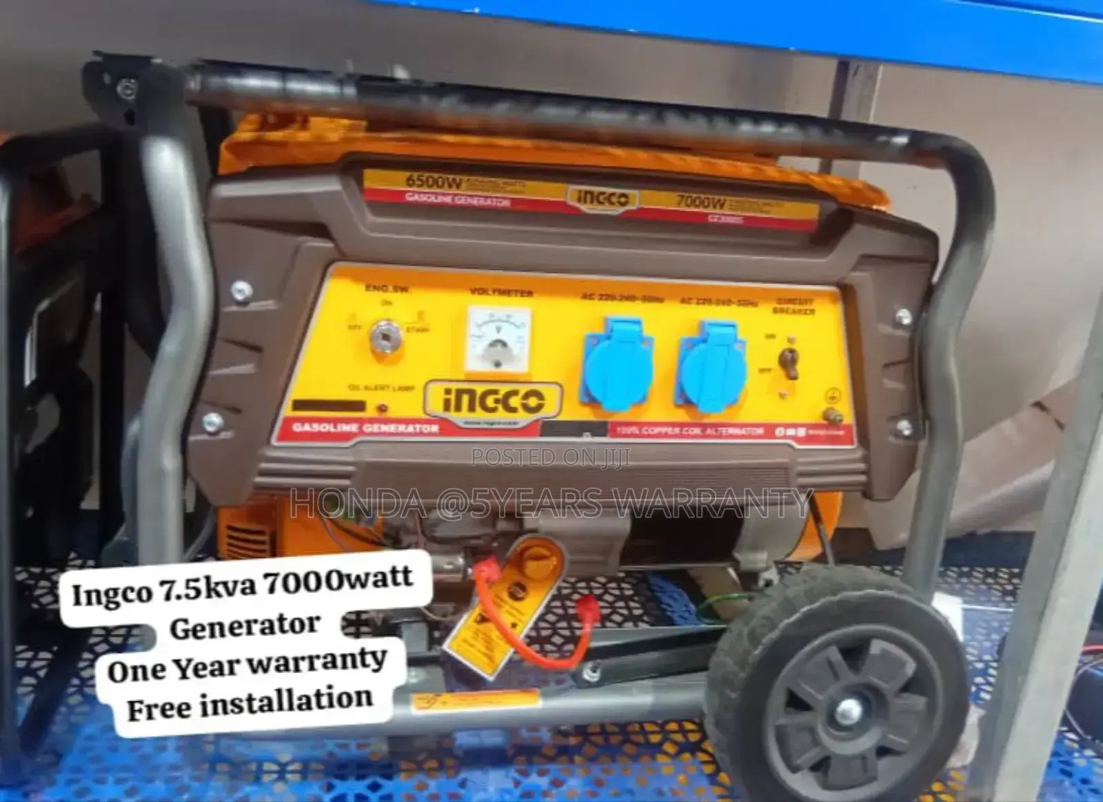 Irreplaceable Energy Ingco Petrol Generator 7.5kva 7000watt