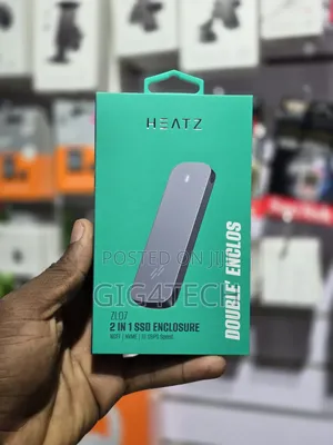 Heatz Zl07 2in1 Double SSD Enclosure Case Nvme 10gbps