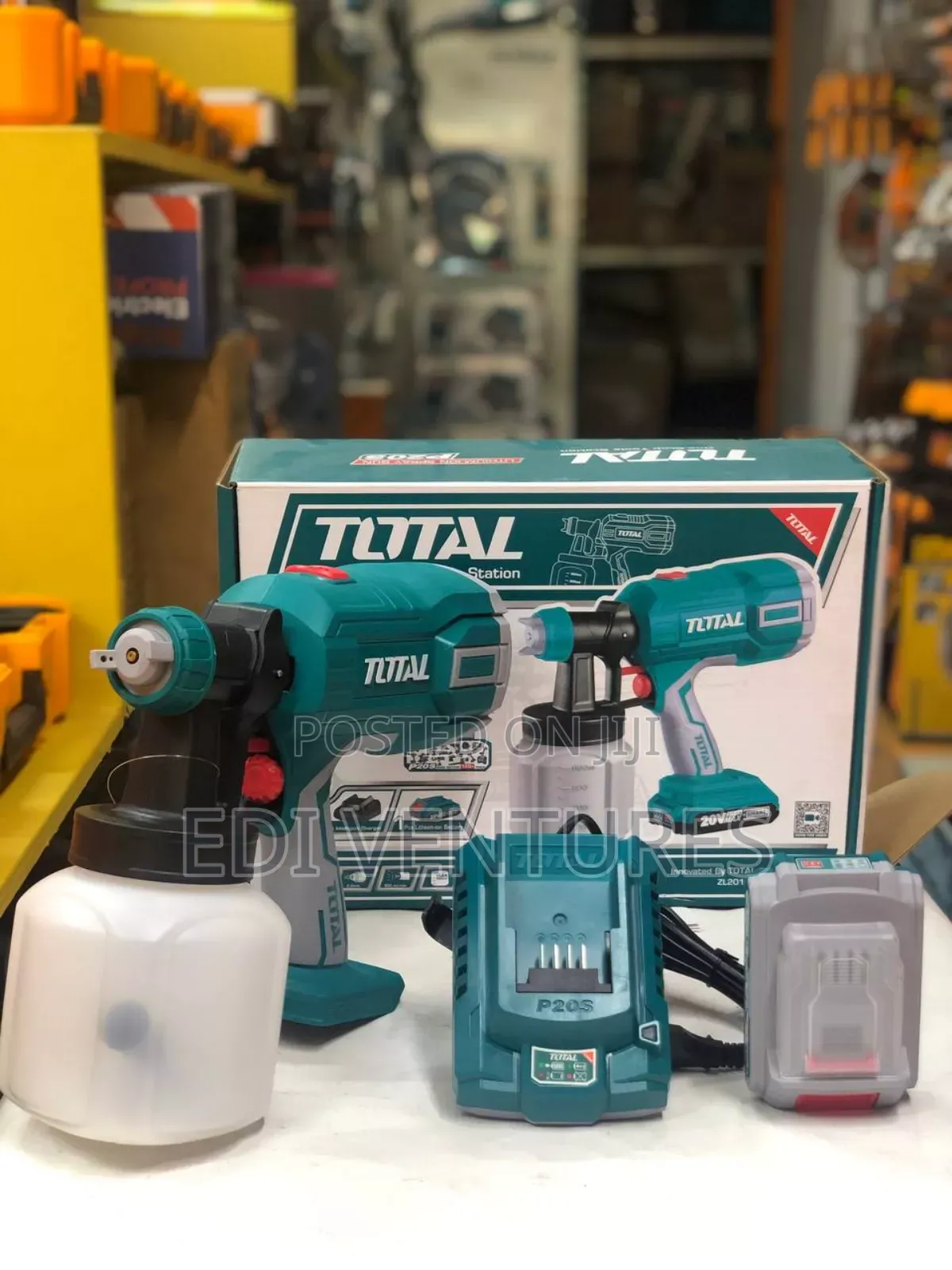 Total Cordless Spray Gun (With Battery and Charger)