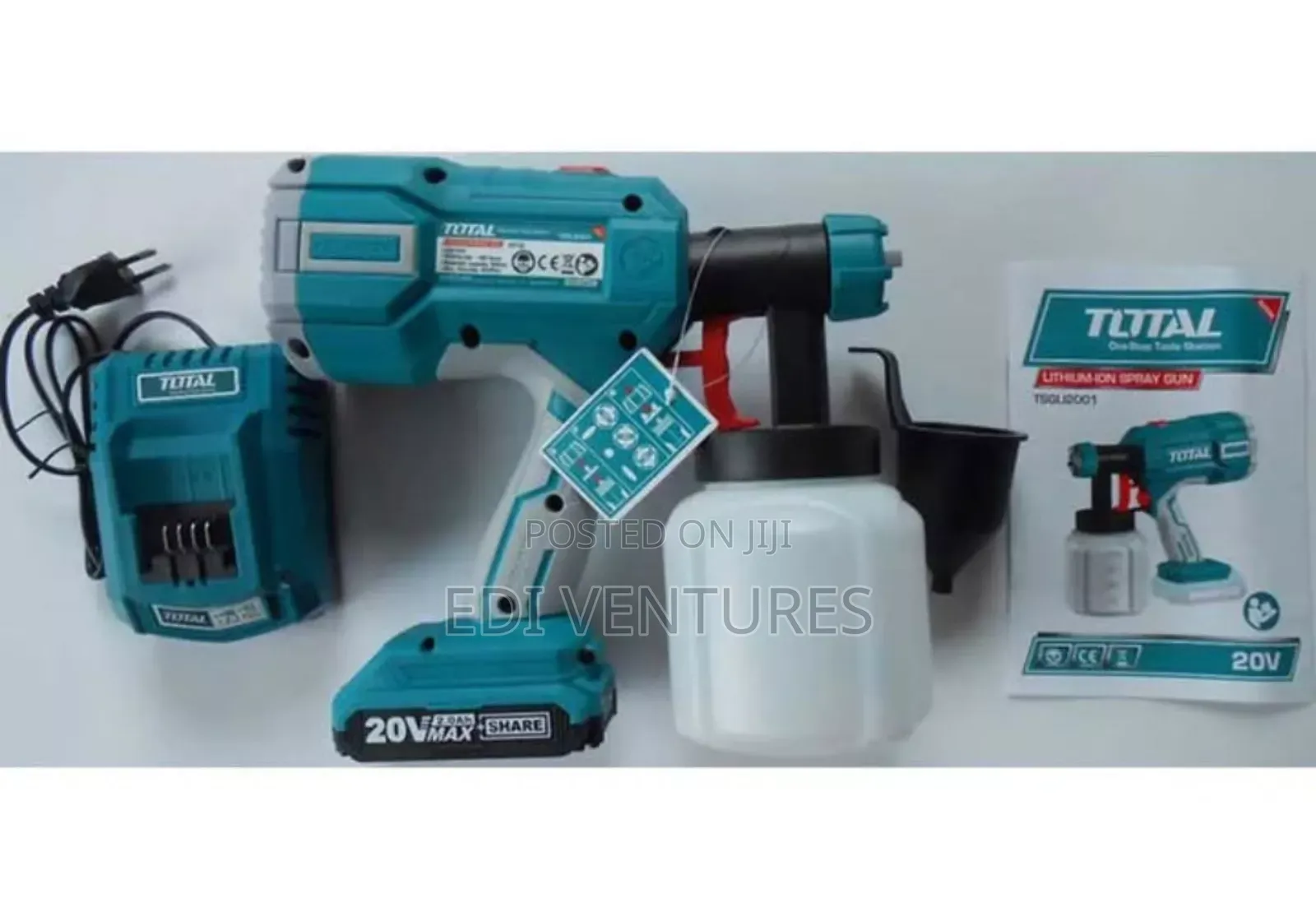 Total Cordless Spray Gun (With Battery and Charger)
