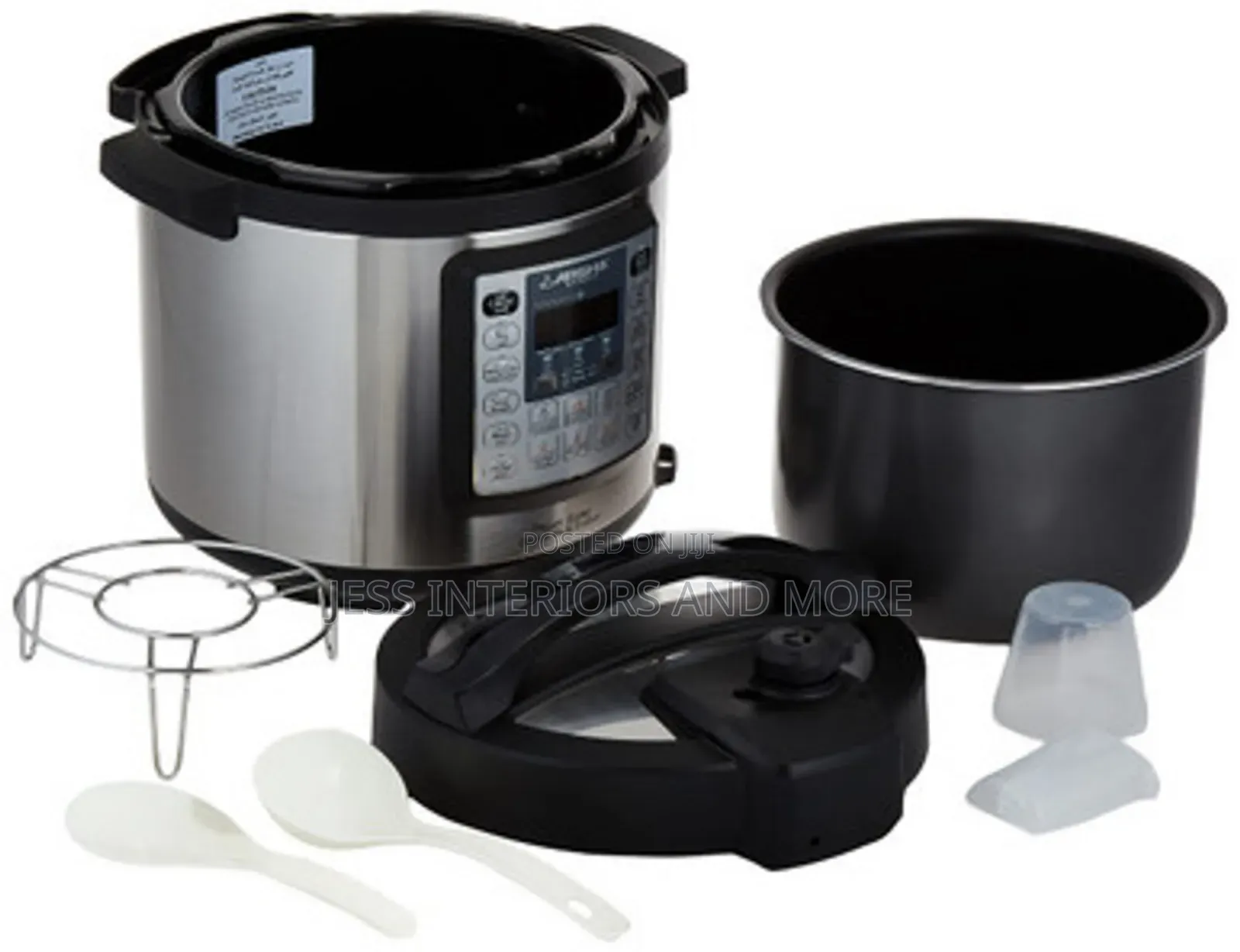 Arshia 12l Stainless Steel Digital Pressure Cooker