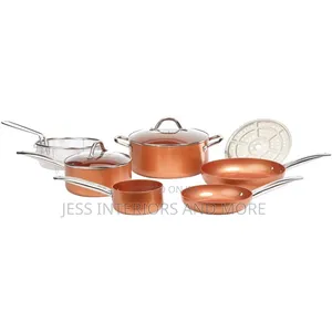 Copper Chef 9-Piece Nonstick Cookware Set,
