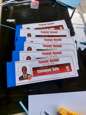 Funeral Brochure and Receipt