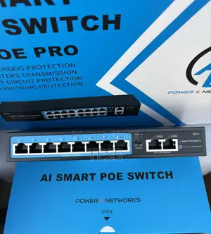 Ak Ai Smart Poe Switch 8port With 2uplinks 100/1000mbps