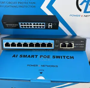 Ak Ai Smart Poe Switch 8port With 2uplinks 100/1000mbps