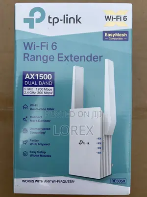 Tp-Link Wifi 6 Range Extenderq Re505x Dual Band Ax1500