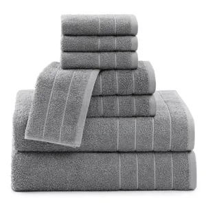 Towel Set Casa Platino 8-Piece( Grey)