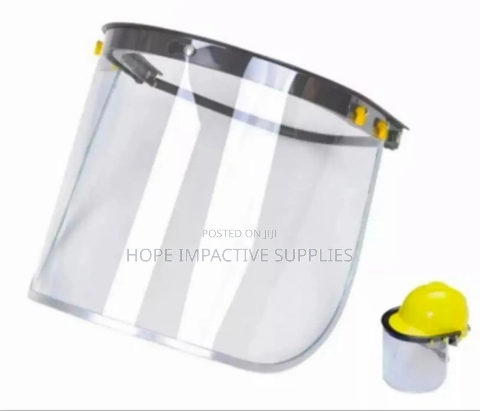 Helmet Mounted Face Shield.