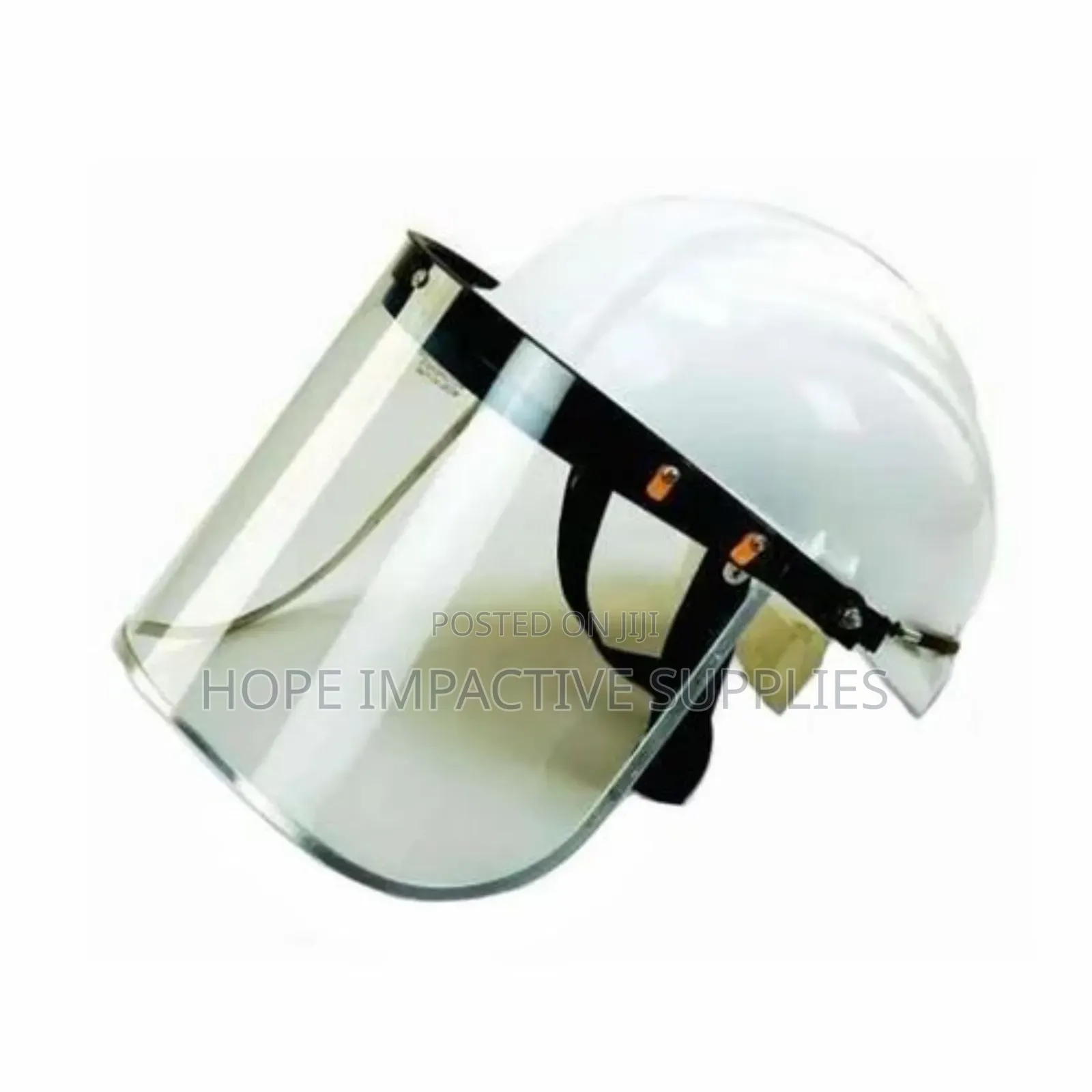 Helmet Mounted Face Shield.