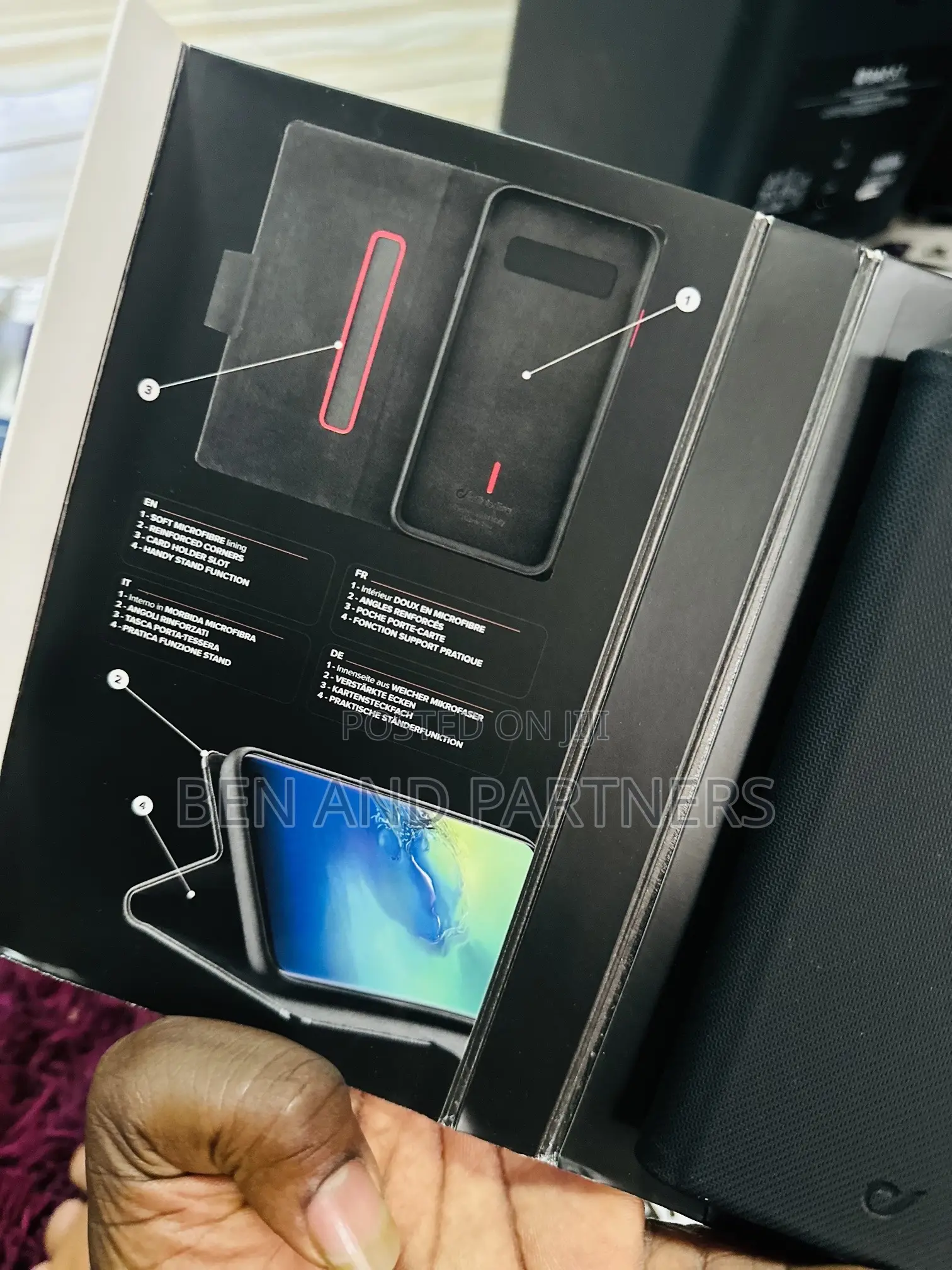 Original Book Case For Samsung S10