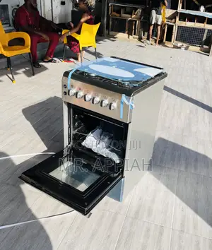Well Design Ferre 50x60Auto Ignition Ions 4 Gas Cooker,Gray