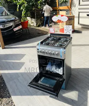 Choose Ferre 50x60 Auto Ignition Ions 4 Gas Cooker + Grill