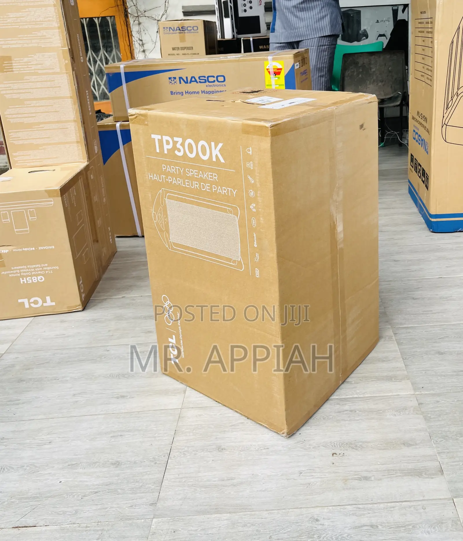 Sealed in Box TCL Tp 340 Watts Portable Speaker, Black