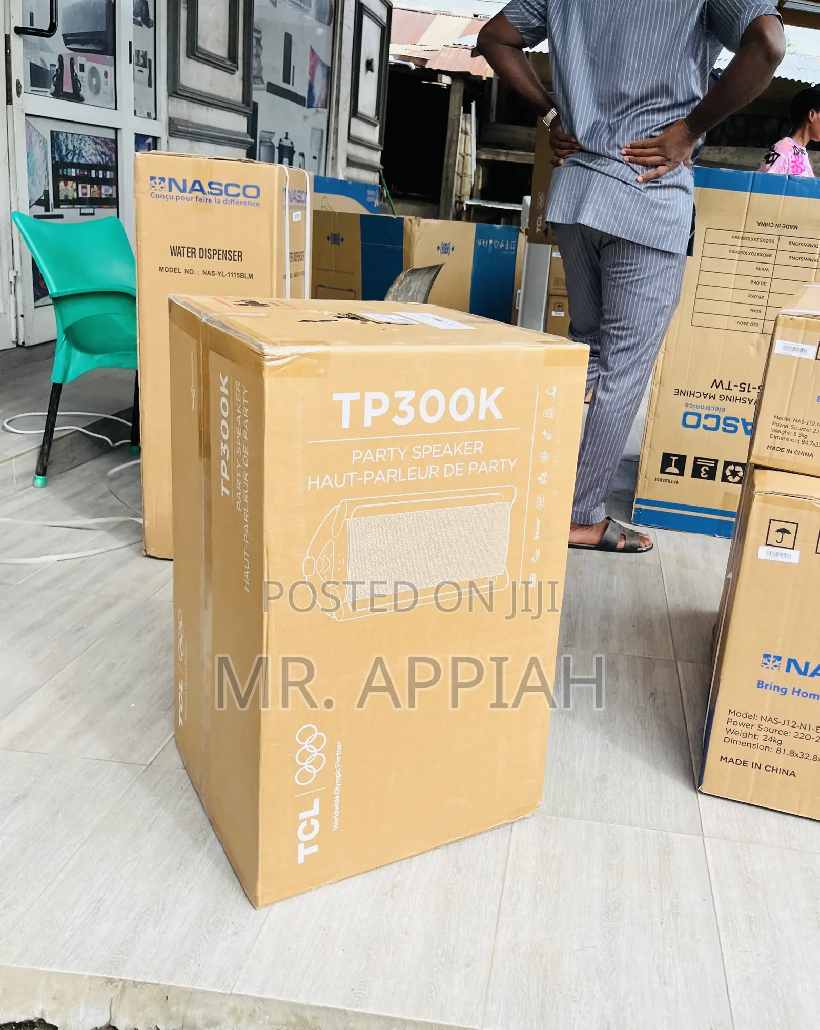 Newly in Stock TCL Tp 340 Watts Portable Speaker.