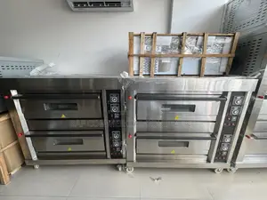 Double Deck 4 Tray Gas Baking Oven