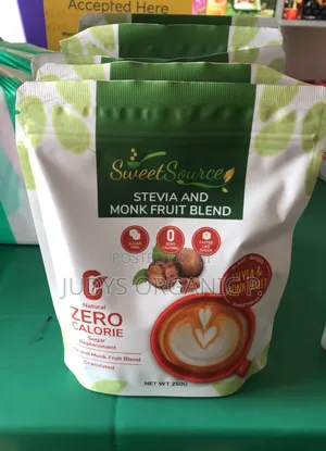 Stevia and Monk Fruit Sweetener Blend