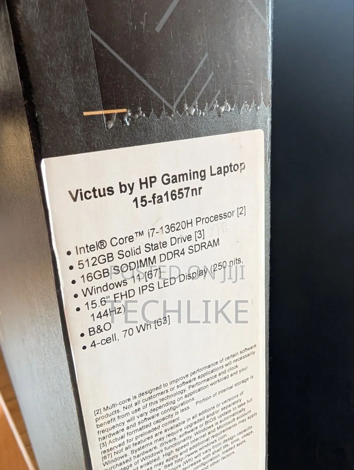 New Laptop HP Victus 15 16GB Intel Core i7 SSD 512GB