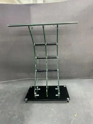 Classic Tempered Glass Preaching Pulpit