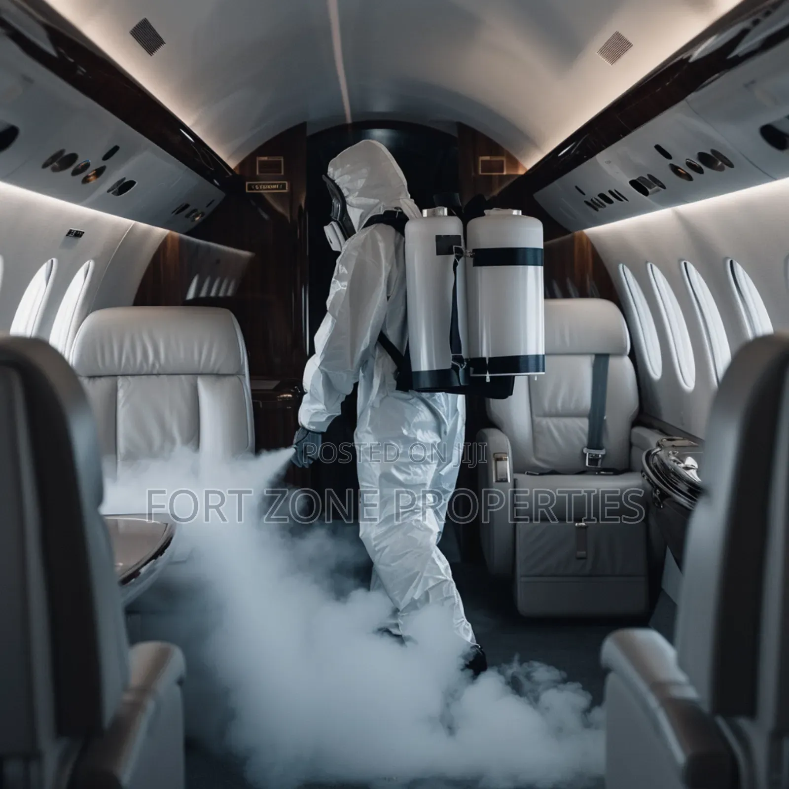 Airlines Fumigation and Disinfection Service With Cleantex