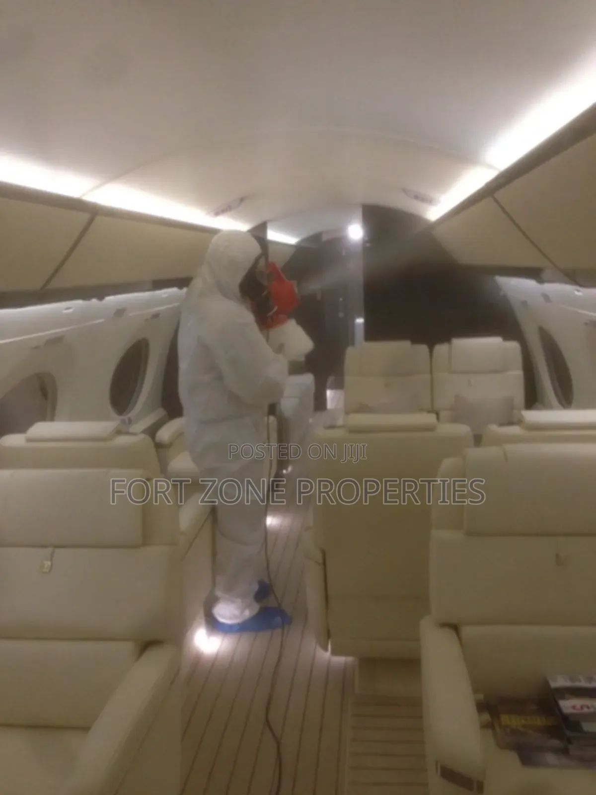 Airlines Fumigation and Disinfection Service With Cleantex